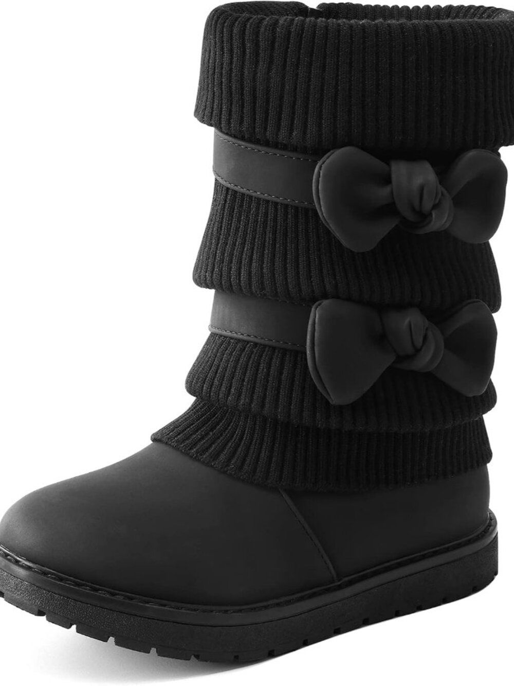 Girls Winter Mid Calf Snow Boots